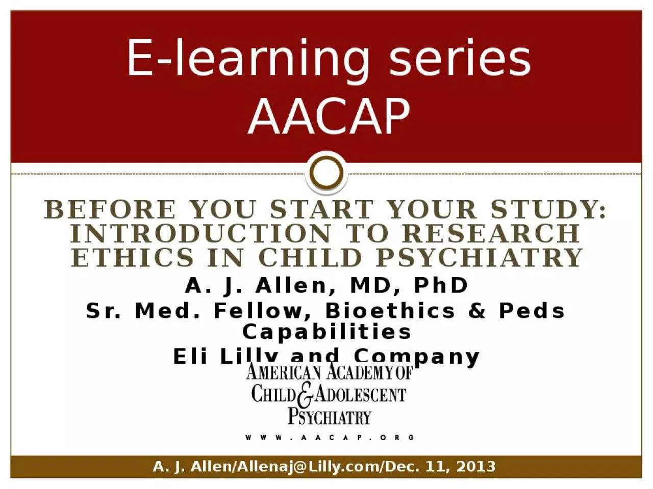 PPT-Before You Start Your Study: Introduction to Research Ethics in Child