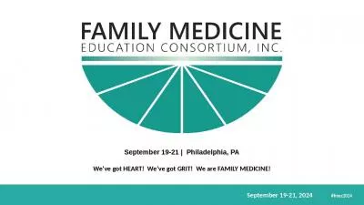 September 19-21  |  Philadelphia, PA