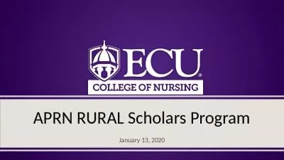 APRN RURAL Scholars Program