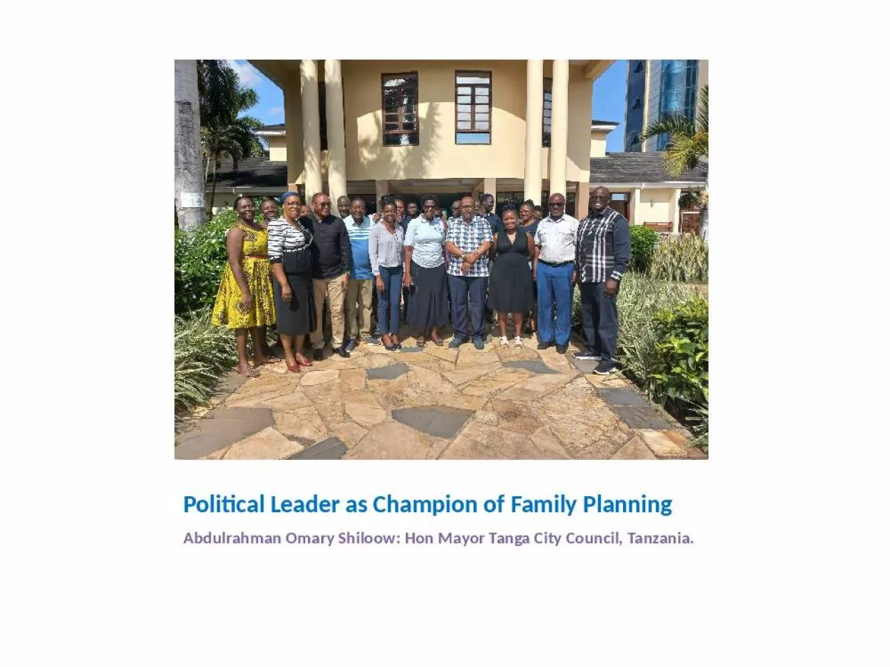 PPT-Political Leader as Champion of Family Planning