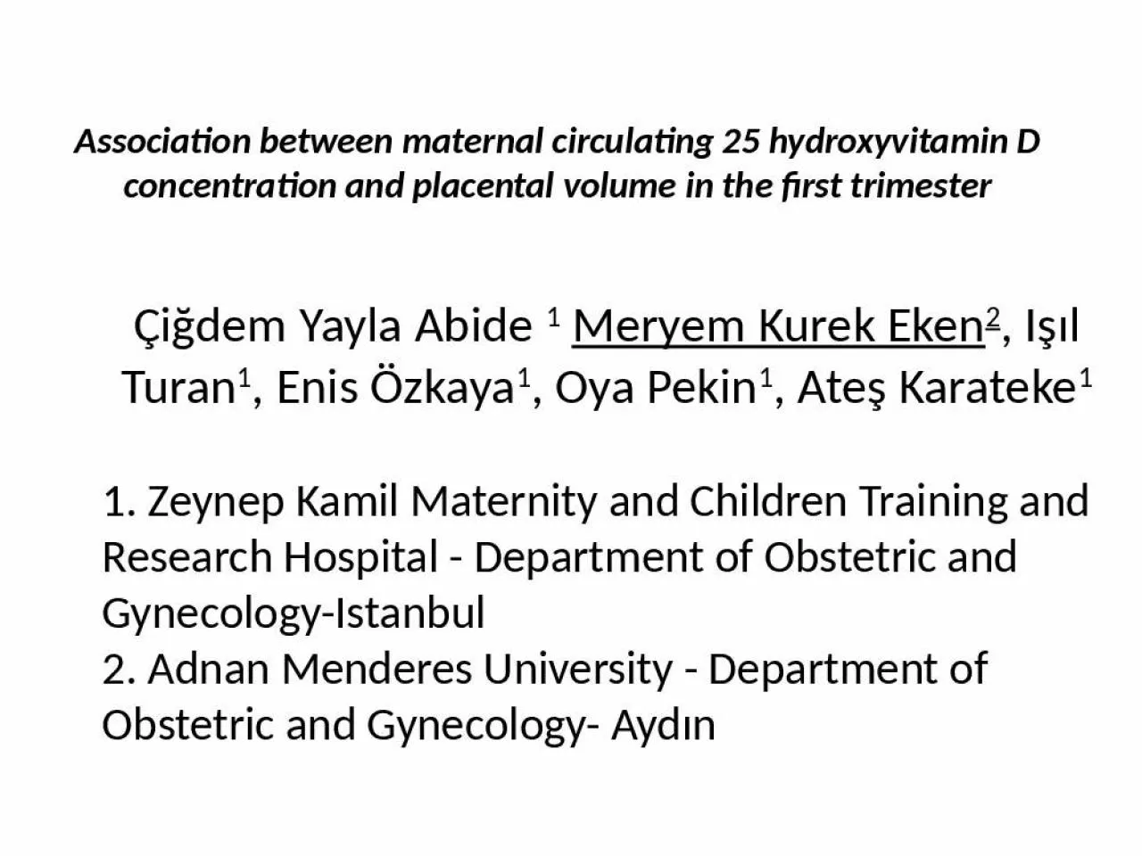 PPT-Association between maternal