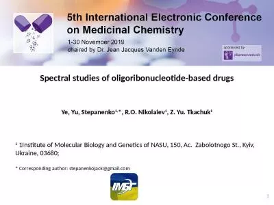 Spectral studies of  oligoribonucleotide