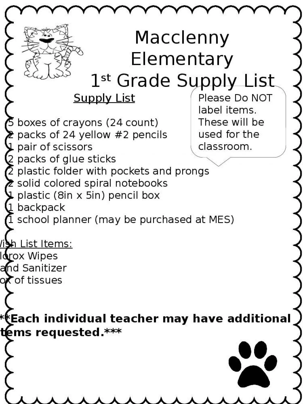 PPT-Macclenny Elementary 1 st