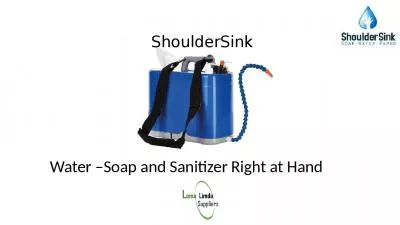 Water  – Soap  and  Sanitizer