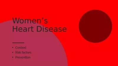 Women’s Heart Disease Context