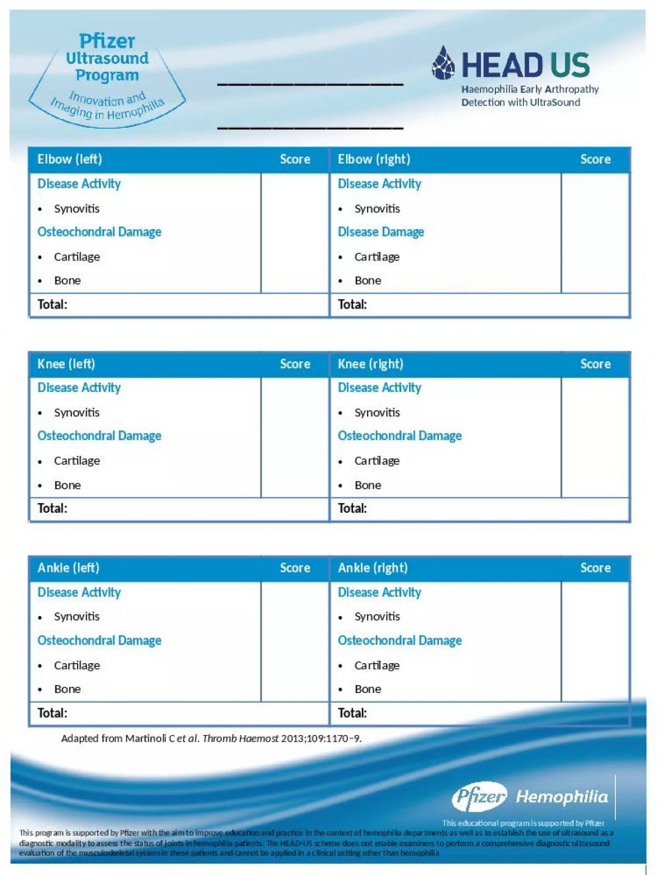 PPT-H aemophilia E arly A rthropathy