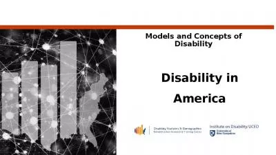 Models and Concepts of Disability