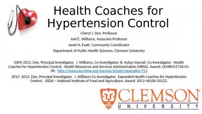 Health Coaches for Hypertension Control