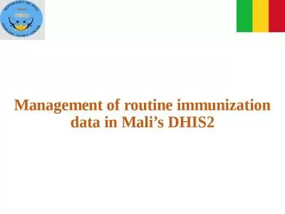 Management of routine  immunization