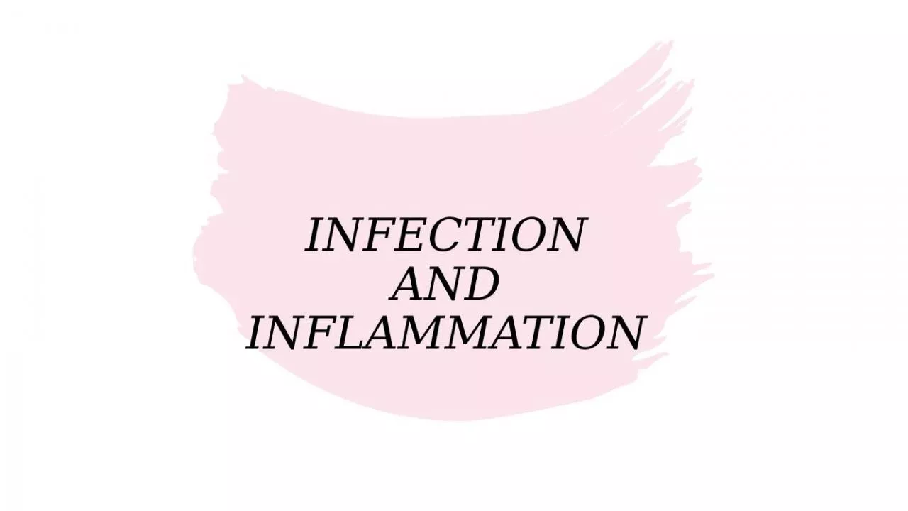 PPT-INFECTION AND INFLAMMATION