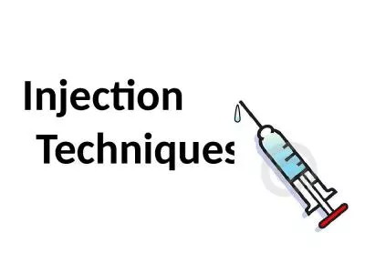 Injection Techniques    Requirement needed to perform an injection