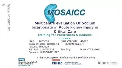 M ulticentre   evaluation