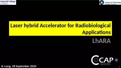 Laser hybrid Accelerator for Radiobiological Applications