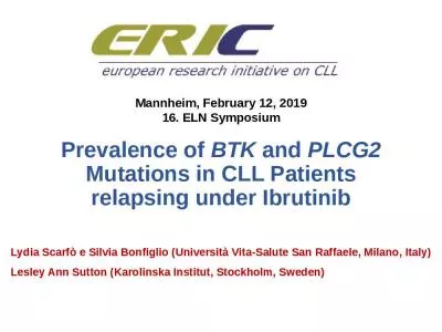 Prevalence of  BTK  and