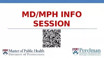 MD/MPH Info Session Public Health goes beyond healthcare…