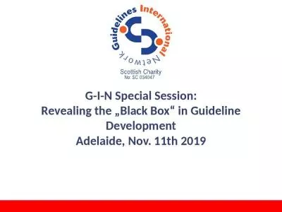 G-I-N Special Session: Revealing