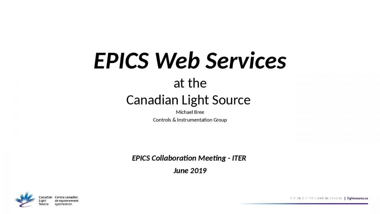 PPT-EPICS Web Services at the