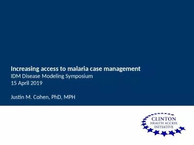 Increasing access to malaria case management