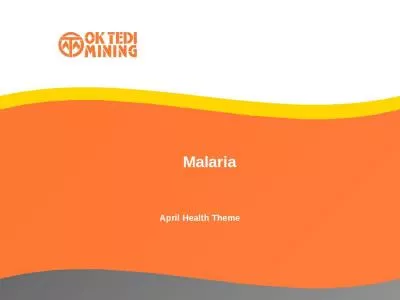 Malaria April Health Theme