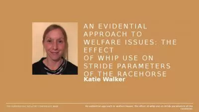 An evidential approach to welfare issues: The effect of whip use on stride parameters of the raceho