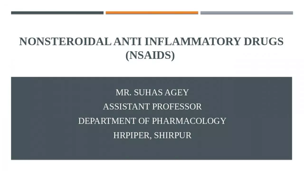 PPT-nonsteroidal anti inflammatory drugs (