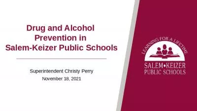 Drug and Alcohol  Prevention in