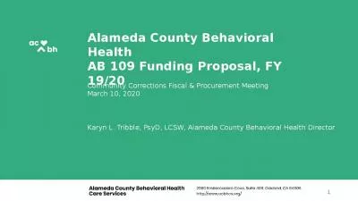 Alameda County Behavioral Health