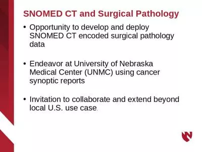 SNOMED CT and Surgical Pathology