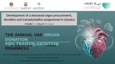 THE ANNUAL UAE  ORGAN DONATION