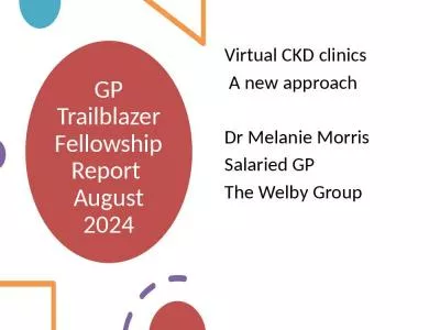 GP Trailblazer Fellowship Report