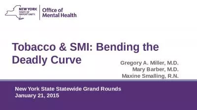 Tobacco & SMI: Bending the