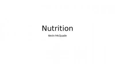 Nutrition Kevin  McQuade