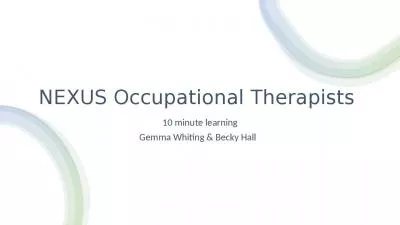 NEXUS Occupational Therapists