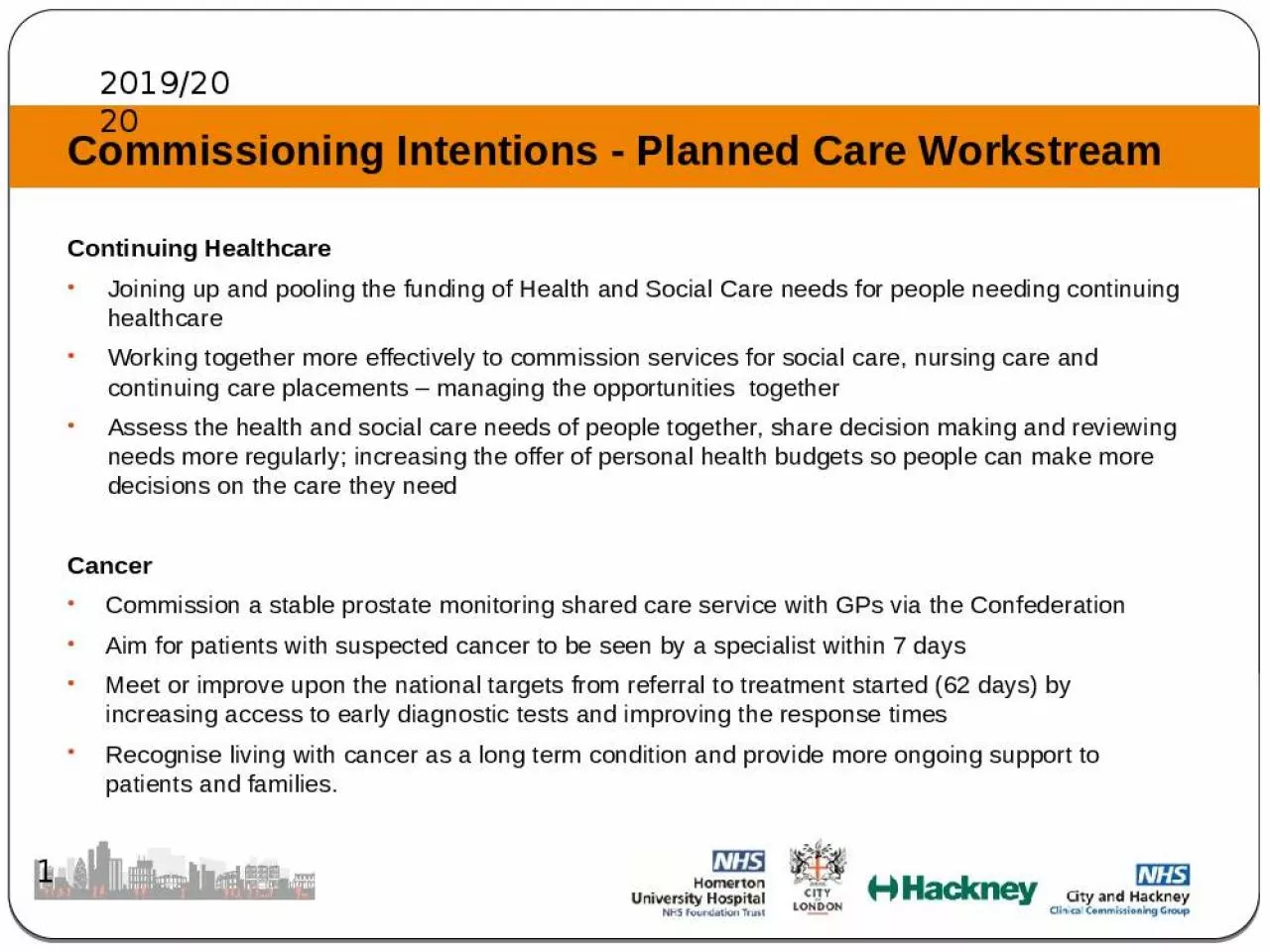 PPT-Commissioning Intentions - Planned Care Workstream