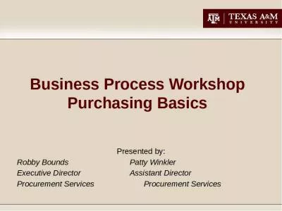 Business Process Workshop