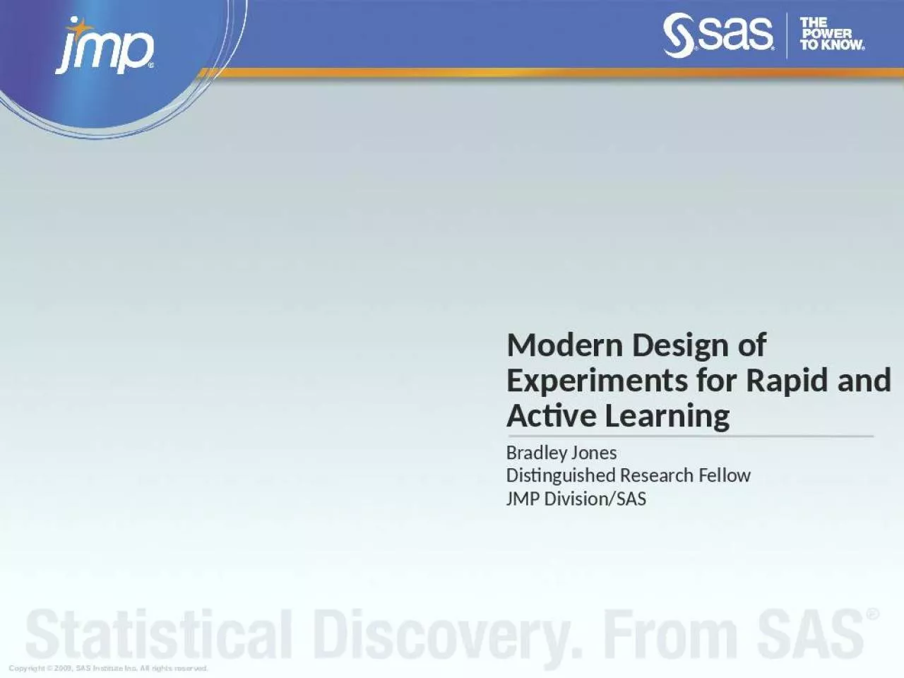 PPT-Modern Design of Experiments for Rapid and Active Learning