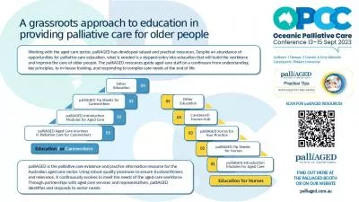 A grassroots approach to education in providing palliative care for older people