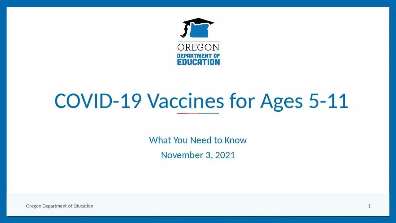 PPT-COVID-19 Vaccines for Ages 5-11