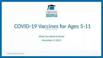 COVID-19 Vaccines for Ages 5-11