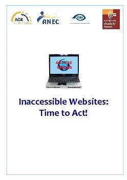Inaccessible Websites: