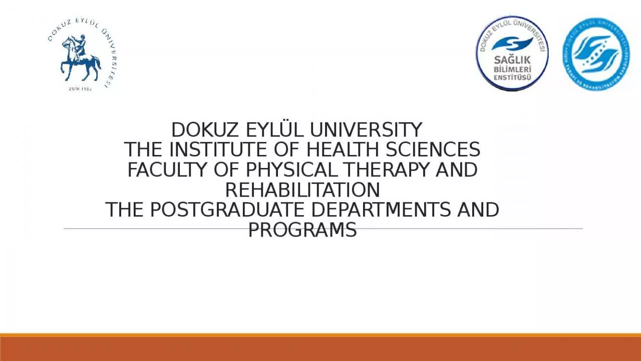 PPT-DOKUZ EYLÜL UNIVERSITY