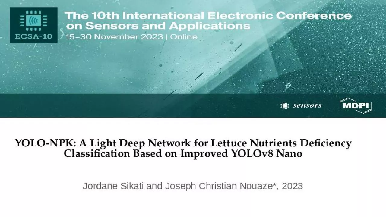 PPT-YOLO-NPK: A Light Deep Network for Lettuce Nutrients Deficiency Classification Based on