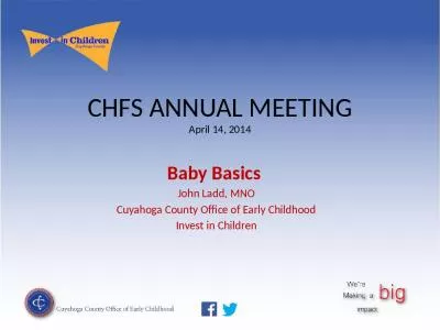 CHFS ANNUAL MEETING April 14, 2014