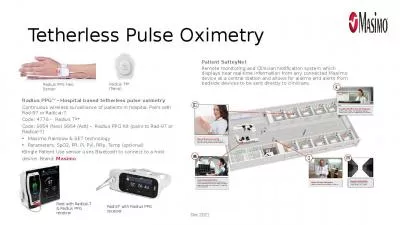 Tetherless   Pulse   Oximetry