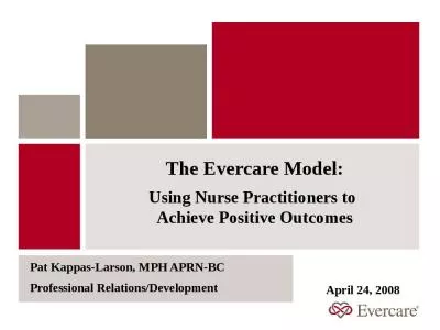 The Evercare Model: Using Nurse Practitioners to