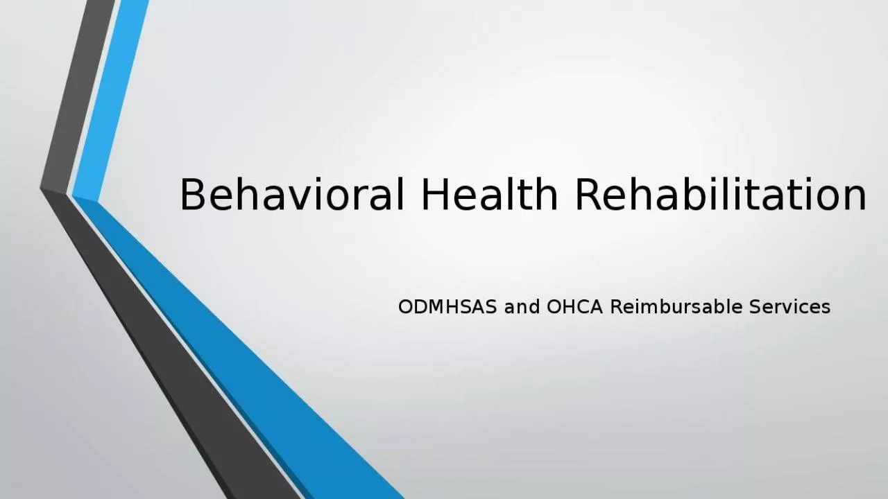 PPT-Behavioral Health Rehabilitation