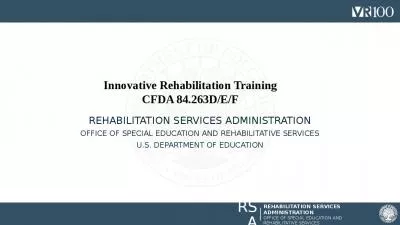 Innovative Rehabilitation Training