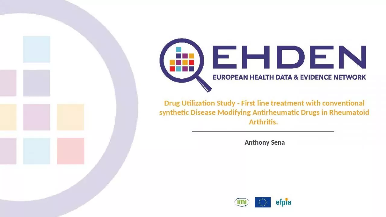 PPT-Drug Utilization Study - First line treatment with conventional synthetic Disease Modifying