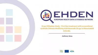 Drug Utilization Study - First line treatment with conventional synthetic Disease Modifying Antirhe