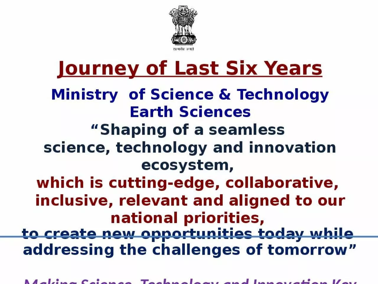 PPT-Journey of Last Six Years